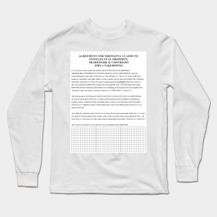 DMCA Takdown Long Sleeve T-Shirt